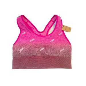 VICTORIA’ SECRET ~Pink Active Seamless Lightly Lined Sport Bra Small